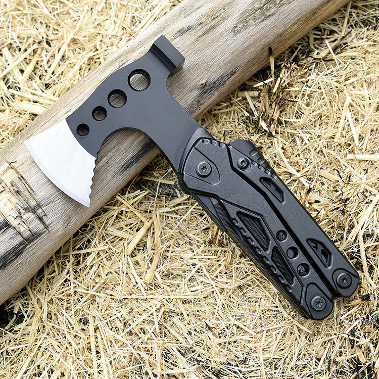 Multifunctional Camping Axe Pliers - Stainless Steel Survival Tool