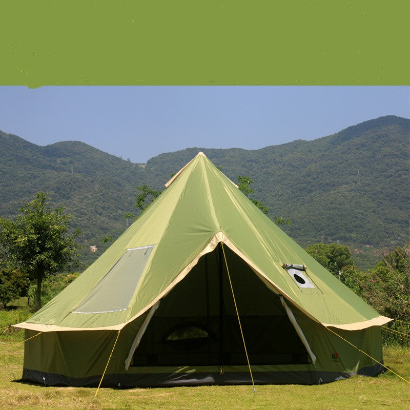 Large Group Yurt Pyramid Tent - 8+ Person Survival Shelter