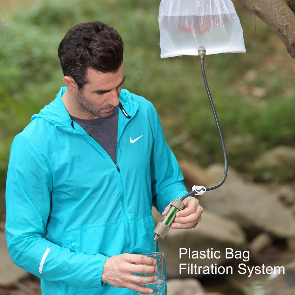 Gravity Water Filter Bag - 2L Portable Purifier