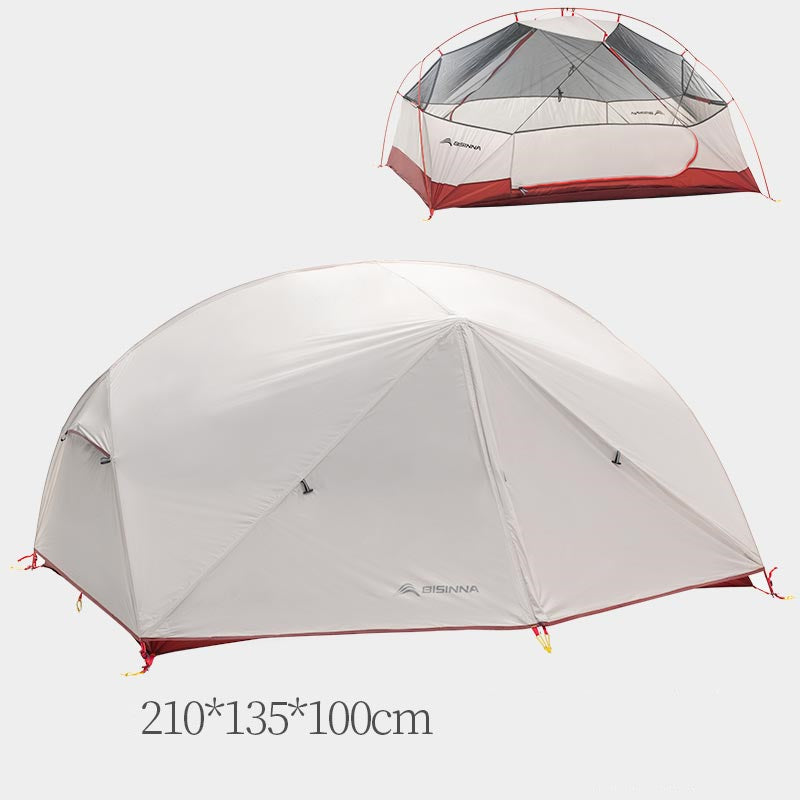 2-Person Windproof 4-Season Camping Tent