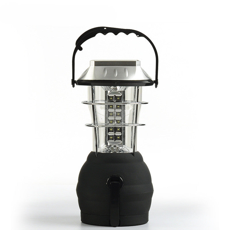 Solar & Hand-Crank Rechargeable Camping Light
