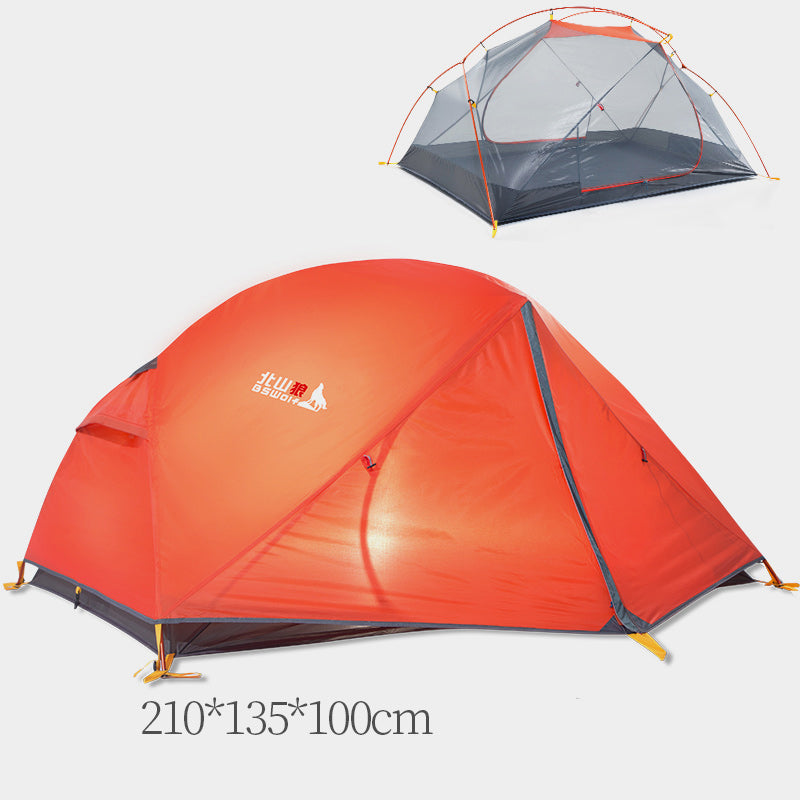 2-Person Windproof 4-Season Camping Tent