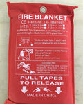 Fiberglass Fire Blanket - Emergency Flame Retardant Cover