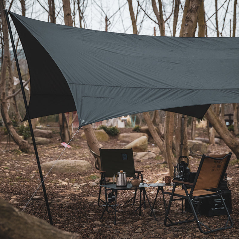 Hexagon Windproof Tent Canopy Extension - 420x370cm