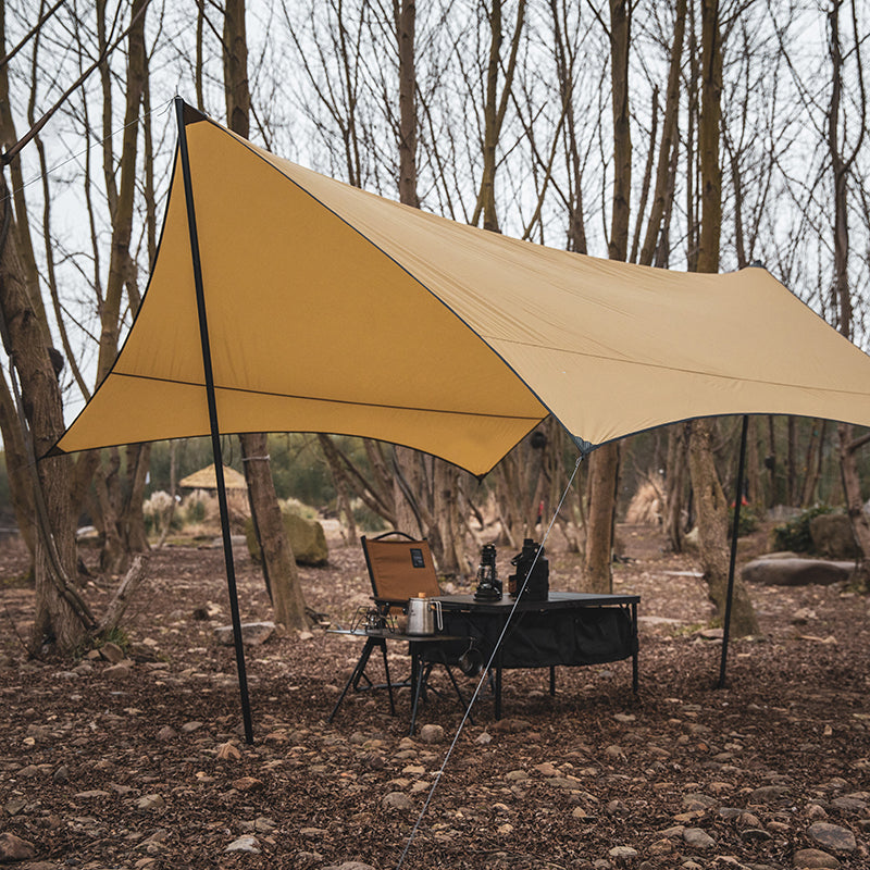 Hexagon Windproof Tent Canopy Extension - 420x370cm