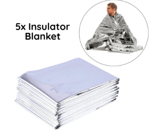 Double-Sided Emergency Thermal Survival Blanket