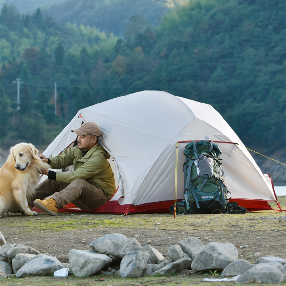 2-Person Windproof 4-Season Camping Tent