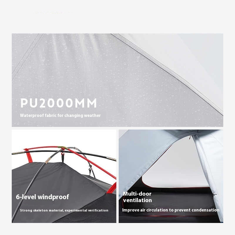 2-Person Waterproof Camping Tent
