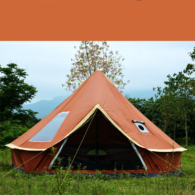 Large Group Yurt Pyramid Tent - 8+ Person Survival Shelter